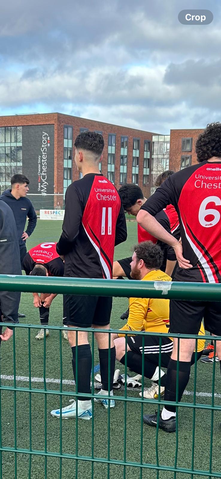 Chris with Chester Teammates